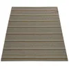 A rectangular rug with a striped pattern is shown from a slightly elevated angle on a white background. Produktbild-Vorschau