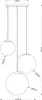 Globo Lighting Hängeleuchte Metall braun, 3x E27 Produktbild-Vorschau 2