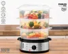 alpina Dampfgarer Elektrisch 800W - 3 Schicht Dampfgarer Produktbild-Vorschau 3