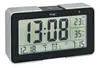 A digital alarm clock displaying the time, date, temperature, and humidity. Náhľad obrázku produktu