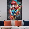 Videospiel Held in bunter Pop Art Leinwandbild Wandbild Produktbild-Vorschau 2