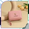 EDIBAZZAR | Kleine Ledergeldbörse für Damen, Retro-Münzfach Produktbild-Vorschau 4