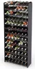 A tall, narrow wine rack filled with wine bottles, presented against a white background. Produktbild-Vorschau