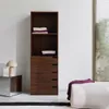 sweeek - Kleiderschrankmodul 5 Schubladen 2 Regale  - Produktbild-Vorschau 3