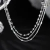 Mehrreihiges Armband Damen silberfarben – eleganter Produktbild-Vorschau 5