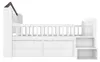 Hausbett mit LED-Beleuchtung, Fenster & 4 Schubladen, inkl. Produktbild-Vorschau 12