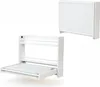 AT4 - Table à langer murale rabattable en bois SORA Blanc | Voir les images du produit 1