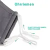PRECORN Unisex Baumwoll Mund- & Nasenmaske in Weiss Produktbild-Vorschau 5