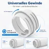 Abluftschlauch Verbinder Adapter 130mm/150mm für mobile Produktbild-Vorschau 5