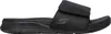 A single black slide sandal shown from the side. Voir les images du produit