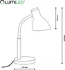 LUMILED stolná lampa E27 zásuvka 13W zelené drevo detaily Náhľad obrázku produktu 8