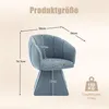 okwish Drehsessel Loungesessel Einzelner mit Hoher Produktbild-Vorschau 7