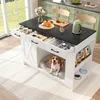 Merax Sideboard Kücheninsel mit Haustierbereich, 3 Produktbild-Vorschau 3
