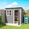 Gerätehaus Metall Fenster verschließbar, Gartenschuppen Produktbild-Vorschau 10