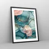 Gerahmtes Poster - Schwarzer Rahmen - Flüssigkeit Gold Rosa Produktbild-Vorschau 8