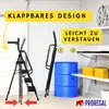 Profi-Trittleiter klappbar mit  | mit Handbügel und Produktbild-Vorschau 2