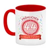 Witziger Kaffeebecher Rot für den 44. Geburtstag mit Motiv: Produktbild-Vorschau 2
