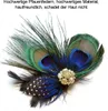 Peacock Hair Clip Decoration Womens Bohemian Pfau Feder Produktbild-Vorschau 2