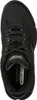 A top-down view of a black Skechers sneaker. Voir les images du produit