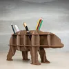 puzzle 3D, organizer da tavolo orso marrone, EWA, legno, 26 Anteprima dell’immagine prodotto 2