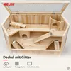 Melko Clapier pour petits animaux Cage en bois pour Voir les images du produit 12