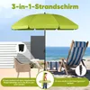 Sekey Sonnenschirm Rund Ø160cm Gartenschirm UV Schutz 50+ Produktbild-Vorschau 6