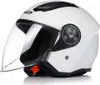 A white LS2 jet helmet with a clear visor is shown against a white background. Anteprima dell’immagine prodotto