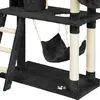Arbre à chat MARCEL 141 cm - noir Voir les images du produit 8