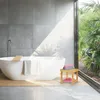 Poggiapiedi Relaxdays in bambù, fino a 100 kg, sgabello Anteprima dell’immagine prodotto 5