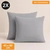 Komfortec Premium Kissenbezug 40x40 cm – 2er Set – Produktbild-Vorschau 4