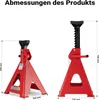 Set di 2 cavalletti di sostegno Wiltec, cavalletto di Anteprima dell’immagine prodotto 4