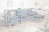 riess-ambiente Elegantes Ecksofa COZY VELVET 260cm blau Produktbild-Vorschau 7