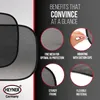 HEYNER® Sluneční clona do auta 44 x 36 cm, sada 2 ks s Náhled obrázku produktu 4