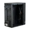The interior of a black computer case. Anteprima dell’immagine prodotto
