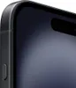 A close-up shot of the top corner of a black smartphone. Voir les images du produit