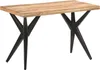 vidaXL Esstisch 120x60x76 cm Massivholz Akazie Produktbild-Vorschau 6