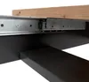 Esstisch Wildeiche Anthrazit 120 cm, Detail Kufengestell Produktbild-Vorschau