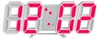 3D-Digitalwecker 9,7 Zoll, LED-Wanduhr Mit Nachtlicht Und Produktbild-Vorschau 1