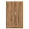 vidaXL Schuhschrank Artisan-Eiche 60x35x92 cm Holzwerkstoff Produktbild-Vorschau 4