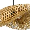 BRUGIA S malá závěsná stropní lampa boho styl E27 bambusová Náhled obrázku produktu 8