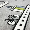 Kinderteppich Straßenteppich Lernteppich Junge mit Straßen Produktbild-Vorschau 3