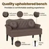 vidaXL lavica Chesterfield hnedá 120,5 x 65 x 75 cm Náhľad obrázku produktu 6