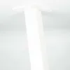 A white table leg attached to a white surface. Produktbild-Vorschau