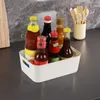 10 cestini bianchi, contenitori, impilabili, in plastica, Anteprima dell’immagine prodotto 4