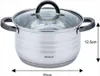 Klausberg casseroles en acier 8 éléments 2,1l, 2,9l, 3,9l, Voir les images du produit 8