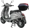 Motorroller Napoli 50 ccm 45 km/h EURO 5 silber-schwarz Produktbild-Vorschau 3