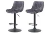 Hela Tische, 2er Set Barhocker Bistrohocker Sabine, Samt Produktbild-Vorschau 1