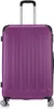A studio shot of a purple suitcase. Produktbild-Vorschau