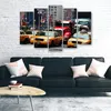 5-teiliges leinwandbild taxi times square new york 100x70 Produktbild-Vorschau 3