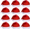 12pcs Santa Hut Weihnachtsfeiertag für Erwachsene Uni Produktbild-Vorschau 1